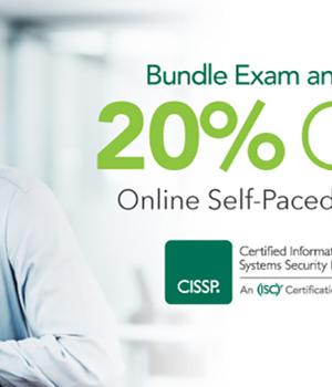 20% off official (ISC)² CISSP online self-paced training