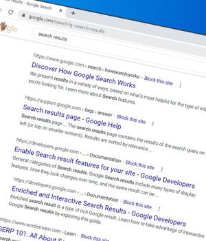 Browser extension lets you remove specific sites from search results