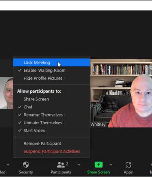 How to lock a Zoom meeting to keep out unwanted guests