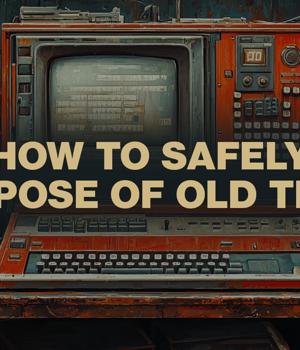 How to safely dispose of old tech without leaving a security risk