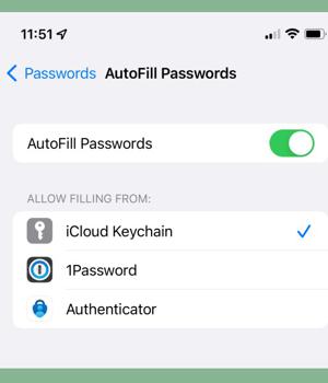 How to use AutoFill Passwords in iOS