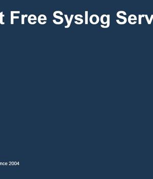 The best free Syslog servers