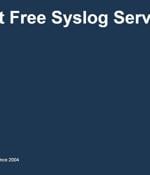 The best free Syslog servers