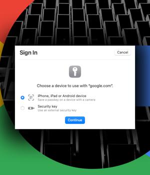 You can now use passkeys to log in to your Google account